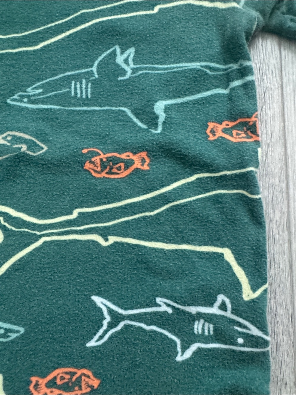 EUC Carter's Set of 2 Pajamas Sharks Short Set & Dinosaurs Pants Set Size 5 - Picture 10 of 14